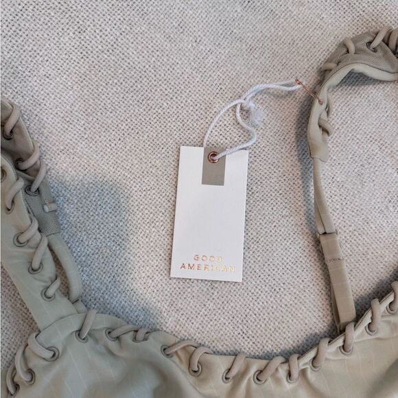 Good American Whip Stitch Sweetheart Bikini Top Small - Picture 5 of 6